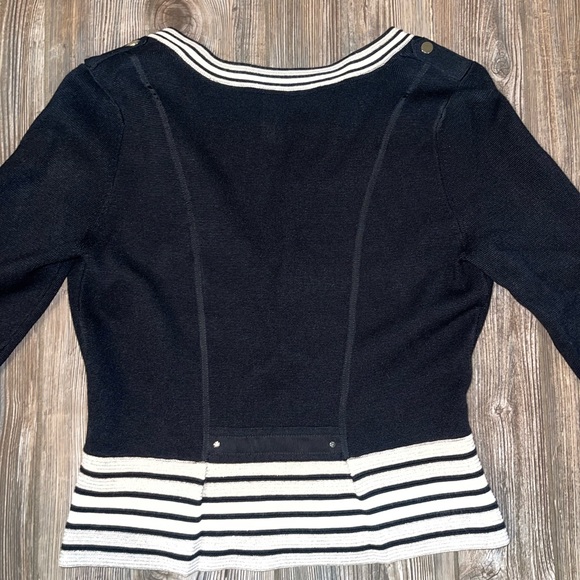 NWOT WHBM Peplum Cardigan - Picture 4 of 11